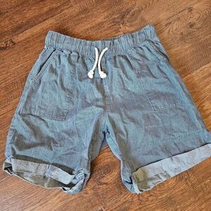 Anthropologie Micro Stripe Shorts